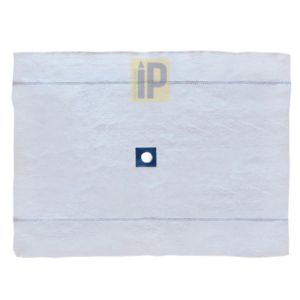 Trapero de algodón doble con ojal 50 x 70 cm.