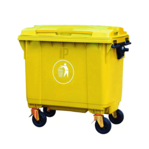 Contenedor de basura 660 litros amarillo