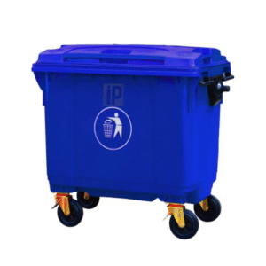 Contenedor de basura 660 litros azul