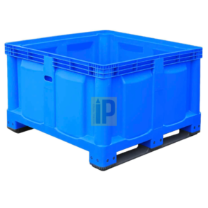Bins Plastico Industrial Cerrado 857 litros Azul